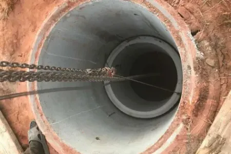 Углубление колодца под ключ